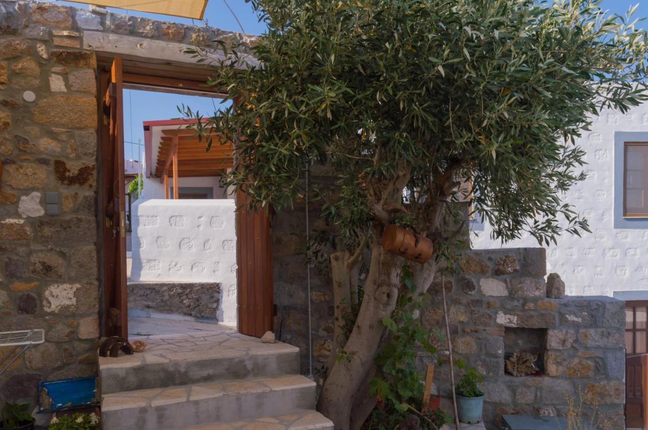 帕特莫斯Manos House In Chora别墅 外观 照片