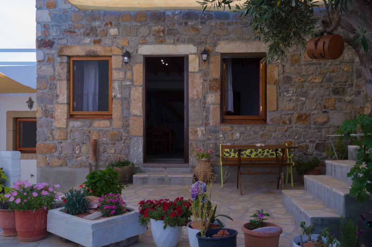 帕特莫斯Manos House In Chora别墅 外观 照片